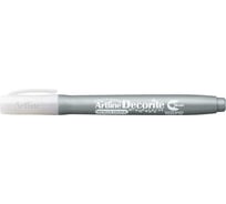 Маркер-кисть Artline Decorite Metallic Brush с пигментными чернилами, серебрянный EDFMF-866