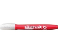 Маркер-кисть Artline Decorite Metallic Brush с пигментными чернилами, красный металлик EDFMF-903