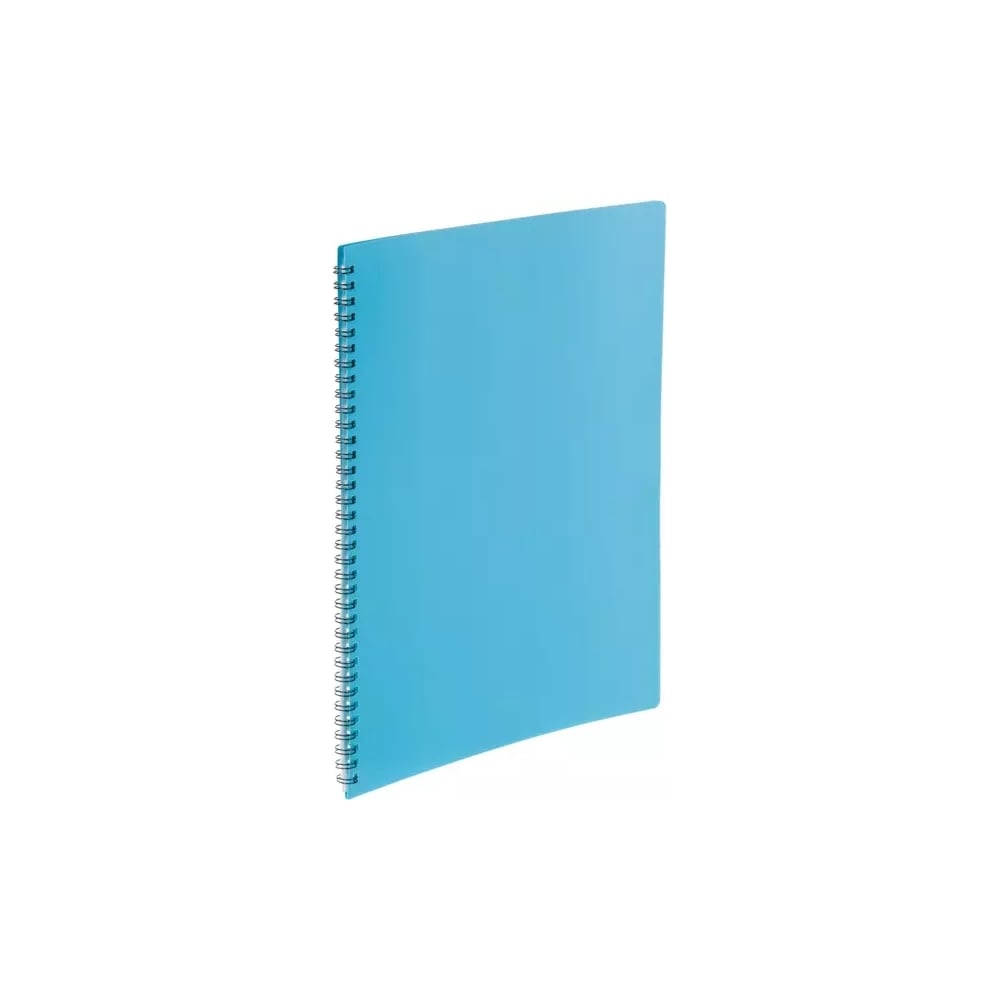 Файловая папка на спирали Attache Selection blackblue 10 файлов, а4 ...