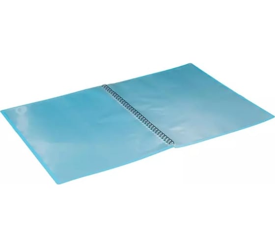Файловая папка на спирали Attache Selection blackblue 10 файлов, а4, 400 мкм 1601574