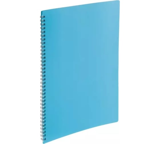Файловая папка на спирали Attache Selection blackblue 60 файлов, а4, 400 мкм 1601577 1