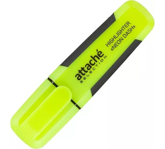 Маркер текстовыделитель Attache Selection neon dash 1-5 мм, желтый, hl 7010 1591140