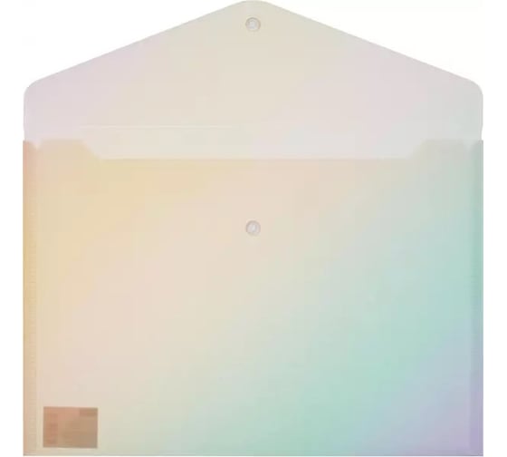 Папка-конверт на кнопке Attache Selection rainbow a4, полипропилен, 3 штуки в упаковке 1378369