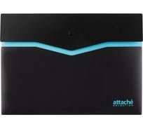 Папка-конверт на кнопке Attache Selection blackblue а4 1601573