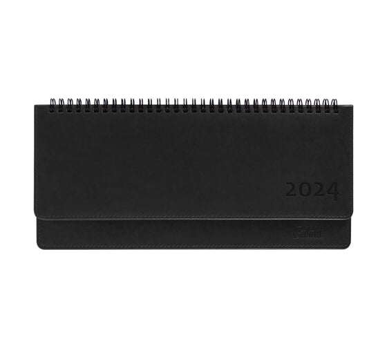 Датированный планинг Galant 2024 305x140 мм ritter, под кожу, черный 114821