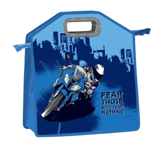 Папка-сумка ЮНЛАНДИЯ 1 отделение, фетровые ручки, 34x30x11 см, best bike 271000 1
