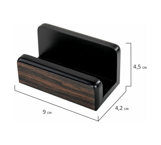 Настольный набор Galant blackwood из дерева, 8 предметов, цвет черное дерево 238165