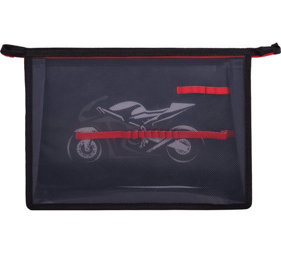 Папка для труда на молнии BRAUBERG а4, 2 отделения, органайзер, sport bike 270981