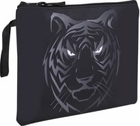Папка для тетрадей BRAUBERG а5, 1 отделение, полиэстер, на молнии, с ручкой, tiger 271500
