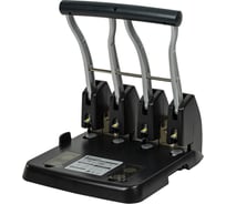 Металлический дырокол BRAUBERG на 4 отверстия, heavy duty extra, до 150 листов 270555