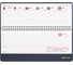 Датированный планинг BRAUBERG 2024 г., 305x140 мм, select, балакрон, темно-синий 114815 8