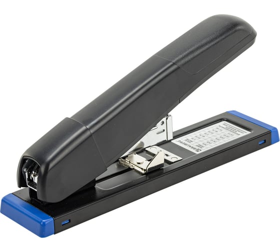 Мощный степлер BRAUBERG до 100 листов, heavy duty extra, скобы № 24/6-23/13 270552