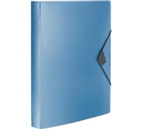 Папка на резинках Attache metallics А4, плотность 800мкм, 40 мм, синий, 1688151