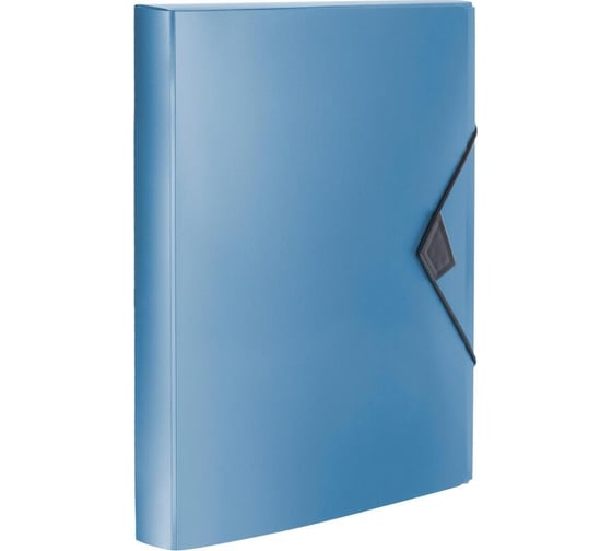 Папка на резинках Attache metallics А4, плотность 800мкм, 40 мм, синий, 1688151 1