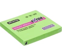 Стикеры Attache Selection extra с клеевым краем, 76x76, неон, зеленый, 100 листов 1612911