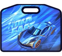 Папка для тетрадей Феникс + Мегаскорость полипропилен, А4, 37x30x11 см, 1 отделение, молния, дно с расширением, УФ-печать 62520