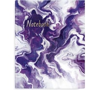 Записная книжка Феникс + Notebook МРАМОР А6 105x140 мм 80 листов твердый переплет 7БЦ полноцветная печать тиснение фольгой матовая ламинация блок - белый офсет 65 г/кв. м одна краска линия 61507