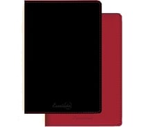 Записная книжка Феникс + Копибук 2 в 1 15 ЧЕРНО-КРАСНЫЙ А5 145x213мм мягкий переплет 320 страниц офсет печать блока в одну краску запечатка форзаца пантоном сочетание двух контрастных перепл