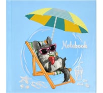 Записная книжка Феникс + Notebook ОТПУСКНИК 105x105 мм 48 листов твердый переплет тиснение фольгой глянцевая ламинация блок - белый офсет 65 г/кв. м без печати 58099