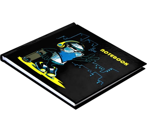 Записная книжка Феникс + Notebook БАЛЛОНЧИК 105x105 мм 48 листов твердый переплет тиснение фольгой глянцевая ламинация блок - белый офсет 65 г/кв. м без печати 58100