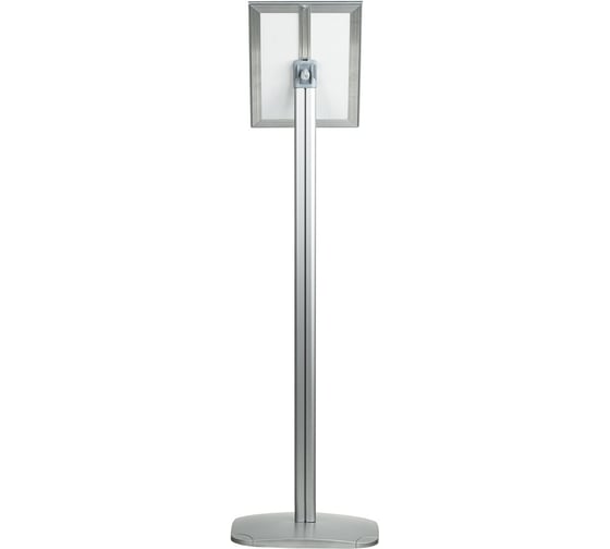 Информационная напольная стойка BRAUBERG extra А4, с алюминиевым клик-профилем, 210x297 мм 238224