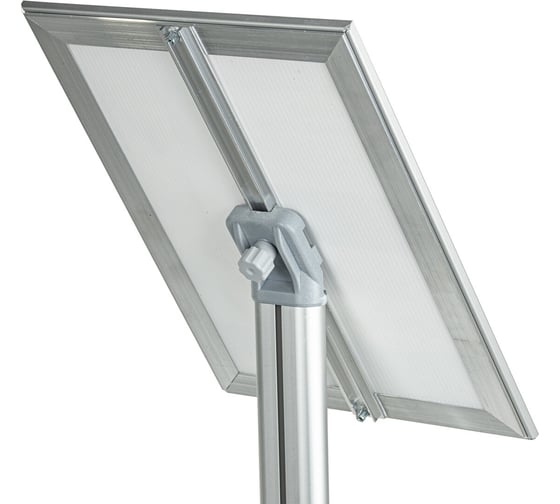 Информационная напольная стойка BRAUBERG extra А4, с алюминиевым клик-профилем, 210x297 мм 238224