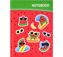 Записная книжка Феникс + АРБУЗИКИ А6 117x151 мм 48 листов твердый переплет полноцветная печать глянцевая голографическая ламинация 65 г/кв. м одна краска линия 61559