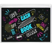 Записная книжка Феникс + Cash book ШОПИНГ 152x107 мм 32 листа мягкий переплет 2 скобы блок - белый офсет 65 г/кв. м печать в одну краску 58237