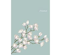 Записная книжка Феникс + Ноутбук ЦВЕТЫ НА БИРЮЗЕ А5+ 165x245 мм 288 страниц софт тач вельвет полноцвет блок офсет 65 г 1+1 ляссе 45650