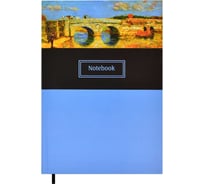 Записная книжка Феникс + Ноутбук КАМЕННЫЙ МОСТ А5+ 165x245 мм 256 страниц переплет 7БЦ полноцвет под пленкой софт тач вельвет блок офсет 65 г 1+1 ляссе 47784