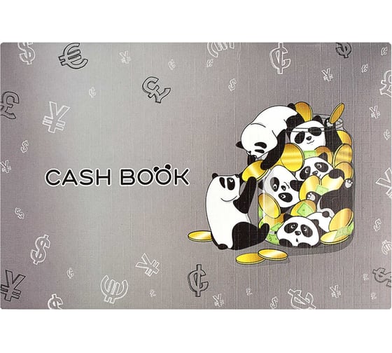 Записная книжка Феникс + Cash book ПАНДЫ 152x107 мм 32 листа мягкий переплет 2 скобы блок - белый офсет 65 г/кв. м печать в одну краску 58239