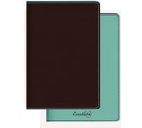 Записная книжка Феникс + Копибук 2 в 1 15 ШОКОЛАДНО-БИРЮЗОВЫЙ А5 145x213мм мягкий переплет 320 страниц офсе 39445