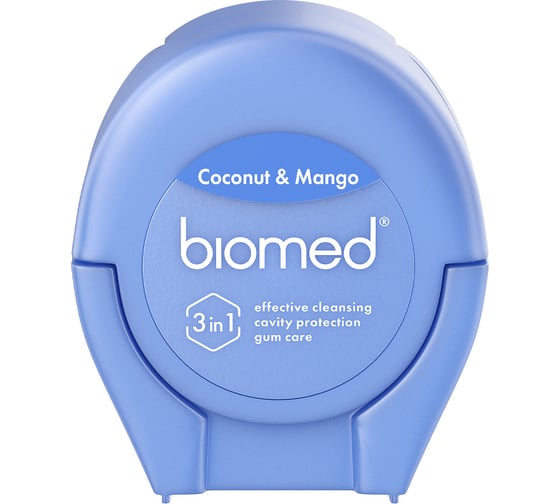 Зубная нить Biomed DentalFloss Кокос и манго 50 м 102.95268.0101