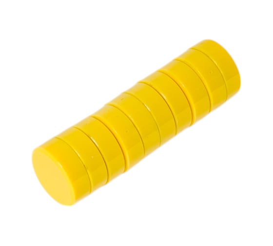 Магнит для магнитной доски 20 мм, желтый, 10шт Forceberg 9-3612042-010