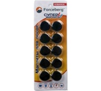 Магнит для магнитной доски 20 мм, черный, 10шт Forceberg 9-3612132-010