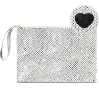 Папка для документов Феникс + 34.5x24 см, 1 отделение, полиэстер расшитый двухсторонними ПВХ-пайетками, "собачка" в виде петли, подкладка 49285