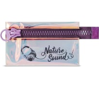 Папка для документов Феникс + НАУШНИКИ без наполнения, 26x16 см, 1 отделение, радужный ПВХ, печать шелкографией 49294