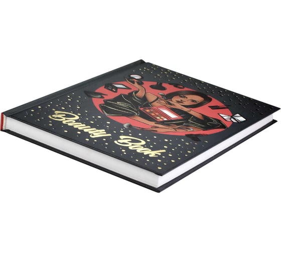 Записная книжка мастера красоты Феникс + КРАСАВИЦА А5 140x200 мм 128 листов твердый переплет 7БЦ полноцветная печать тиснение фольгой матовая ламинация блок - белый офсет 65 г/кв. м печать в две краски 58140