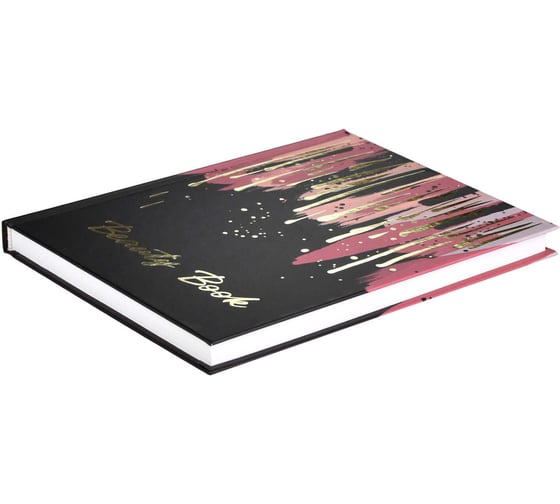Записная книжка мастера красоты Феникс + ФАКТУРА А5 140x200 мм 128 листов твердый переплет 7БЦ полноцветная печать тиснение фольгой матовая ламинация блок - белый офсет 65 г/кв. м печать в две краски 58141
