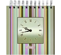 Телефонная книжка Феникс + ЧАСЫ 150x150 53 листа 14 алфавитный разделитель 15921