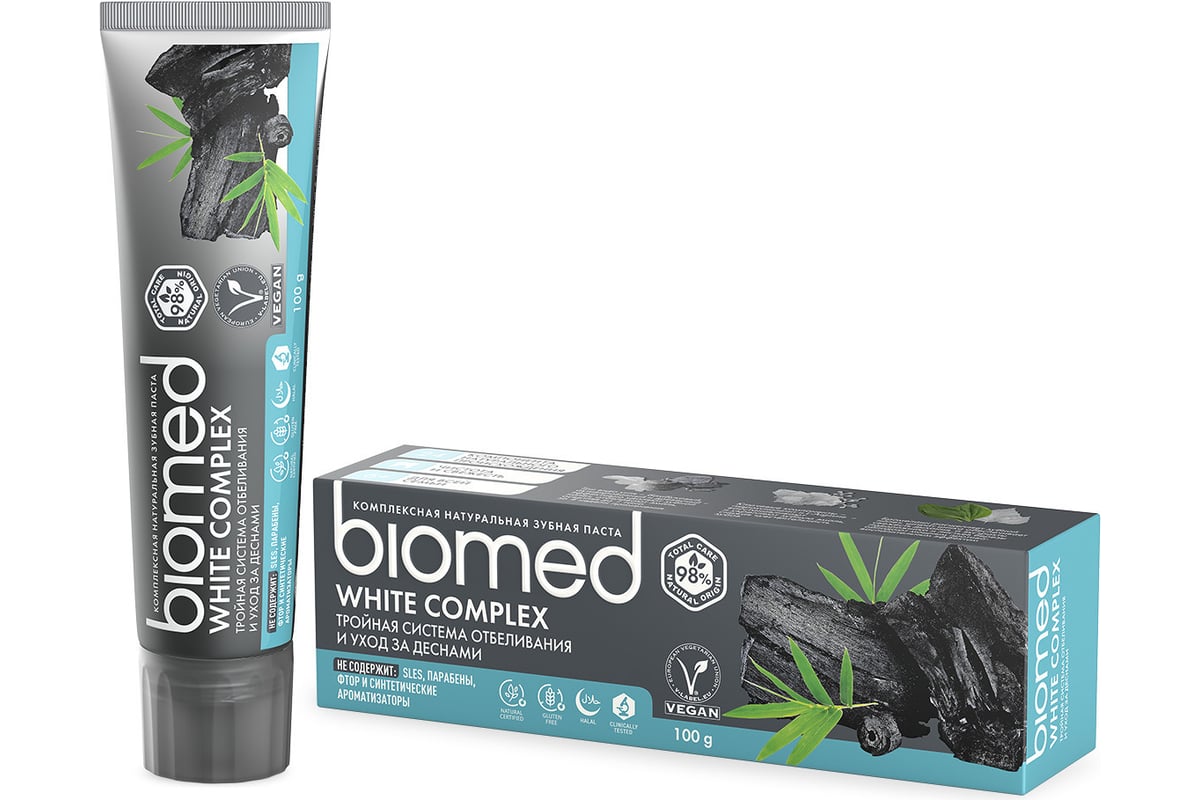 Зубная паста Biomed WHITE COMPLEX/ВАЙТКОМПЛЕКС 100 г 112.03136.0101