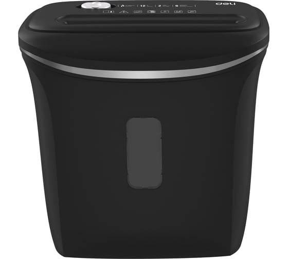 Уничтожитель бумаг DELI e9945 p-4, 4x30 мм, 6 листов одновременно, 12 л 103606