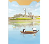 Папка-конверт COMIX География на кнопке А6 Казань Кремль 12 шт в упаковке A1856 KK