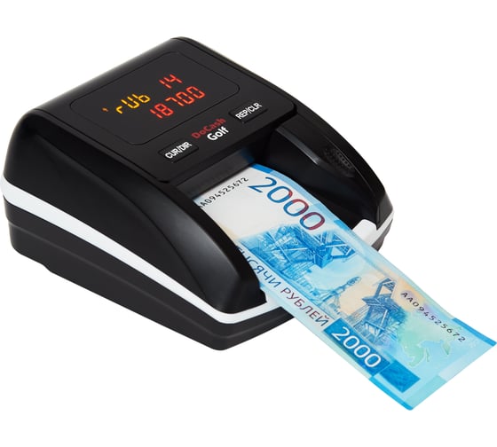 Автоматический детектор банкнот DoCash Golf с АКБ, антистокс, 4 ориентации 12953