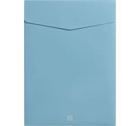 Папка-конверт COMIX на липучке вертикальная A4 Morandi голубой 10 шт в упаковке A1771 BU