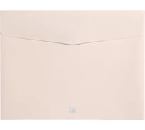 Папка-конверт COMIX на липучке горизонтальная A4 Morandi бежевый 10 шт в упаковке A1772 YW