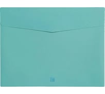 Папка-конверт COMIX на липучке горизонтальная A4 Morandi зеленый 10 шт в упаковке A1772 GN