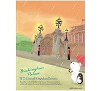 Папка-уголок COMIX География А4 Великобритания 10 шт в упаковке A7590 UK