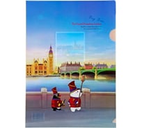 Папка-уголок COMIX География А4 Великобритания Биг-Бен 10 шт в упаковке A7590 UB