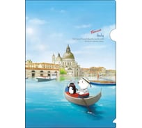 Папка-уголок COMIX География А4 Венеция 10 шт в упаковке A7590 VN